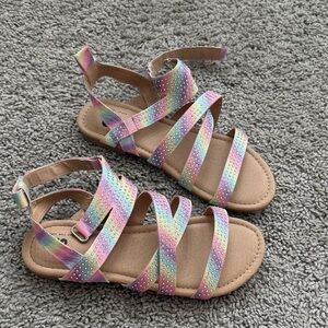 SO Multicolor Strappy Kids Sandals